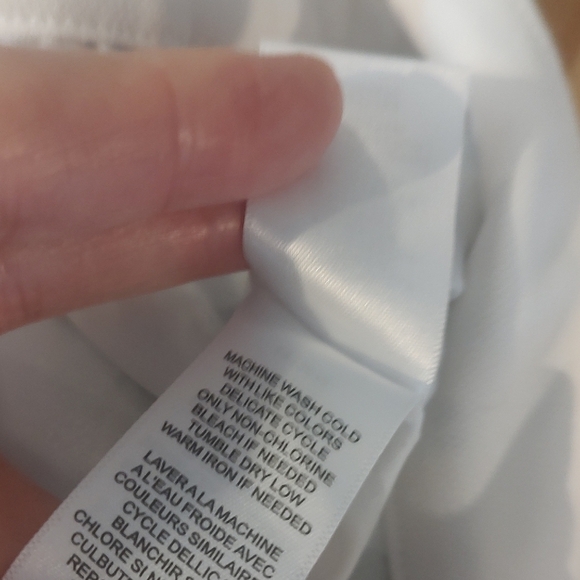 Laundry by Shelli Segal Blue and White Midi Pencil Skirt Size 8 EUC - Picture 10 of 11